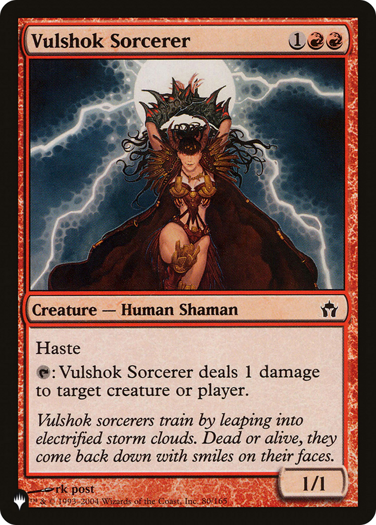 Vulshok Sorcerer [The List]