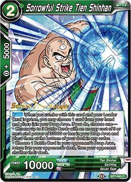 Sorrowful Strike Tien Shinhan (Series 7 Pre-Release) (BT7-063) [Assault of the Saiyans]