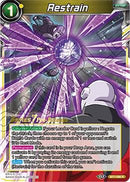 Restrain (Series 7 Pre-Release) (BT7-098) [Assault of the Saiyans]