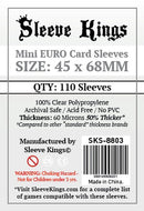 Sleeve Kings Mini Euro Card Sleeves 45MM x 68MM (110 CT)