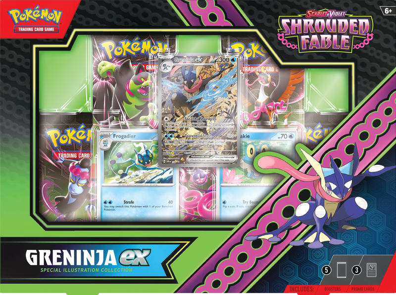 Scarlet & Violet: Shrouded Fable - Greninja Ex Illustration Collection