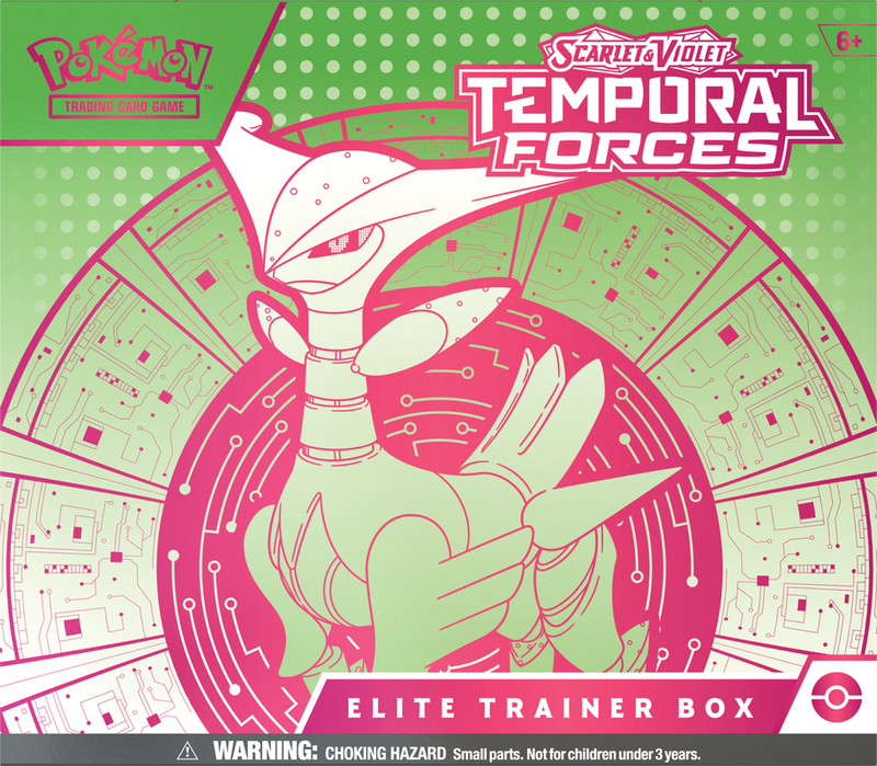 Scarlet & Violet: Temporal Forces - Elite Trainer Box (Iron Leaves)