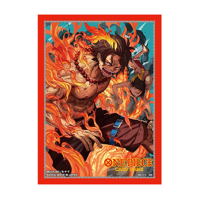 One Piece CG Official Card Sleeves - Ace and Luffy