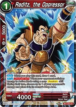 Raditz, the Oppressor (Series 7 Pre-Release) (BT7-003) [Assault of the Saiyans]