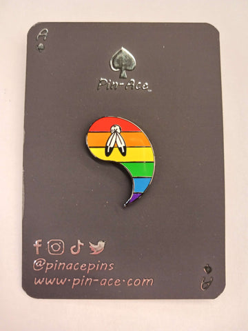 Customizable Pride Pin: 2-Spirit Right