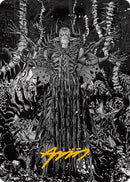 Nissa, Ascended Animist Art Card (Gold-Stamped Signature) [Phyrexia: All Will Be One Art Series]