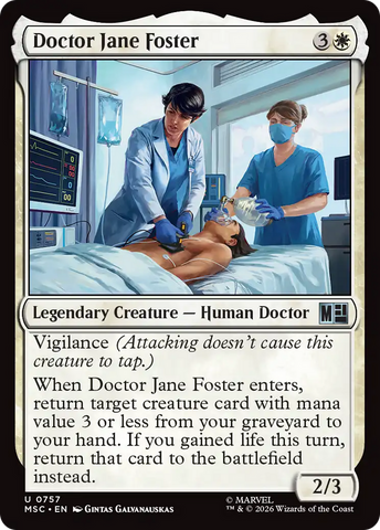 Doctor Jane Foster [Marvel Super Heroes Commander]