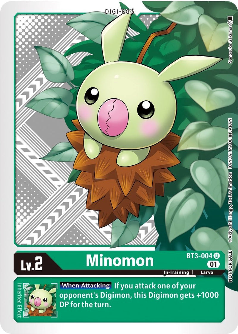 Minomon [BT3-004] (Winner Pack Xros Encounter) [Release Special Booster Promos]