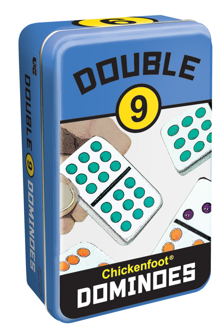 Double 9 Chickenfoot Dominoes