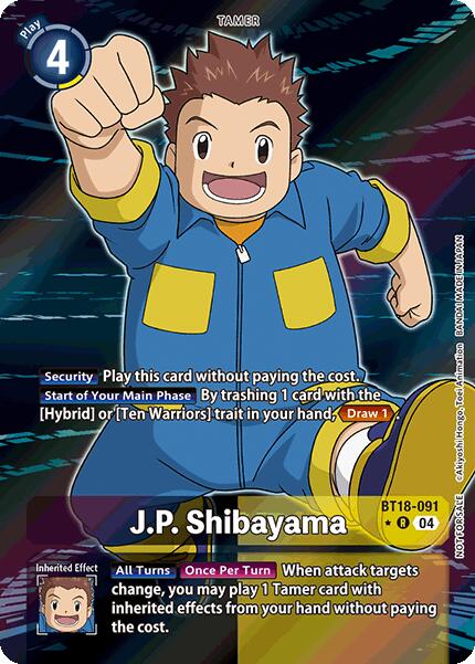 J.P. Shibayama [BT18-091] (Release Special Booster 2.0: Box Promotion Pack) [Release Special Booster 2.0]