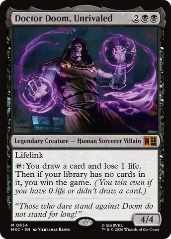 Doctor Doom, Unrivaled [Marvel Super Heroes Commander]