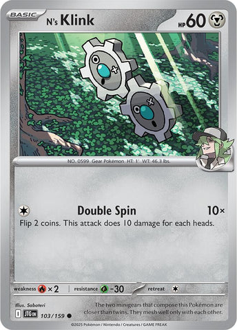 N's Klink (103/159) [Scarlet & Violet: Journey Together]