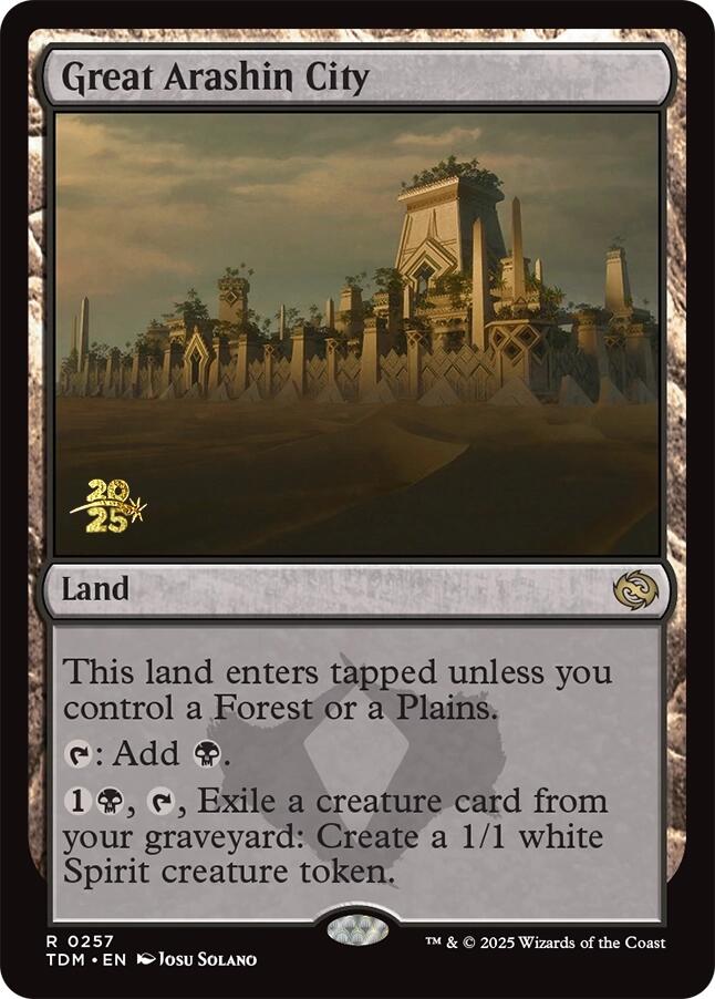 Great Arashin City [Tarkir: Dragonstorm Prerelease Promos]