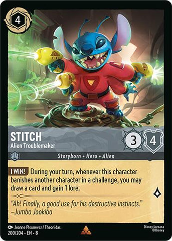 Stitch - Alien Troublemaker (200/204) [Reign of Jafar]