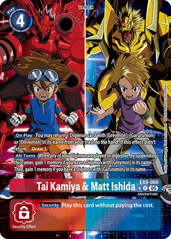 Tai Kamiya & Matt Ishida [EX9-066] (Alternate Art) [Versus Monsters]