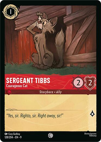Sergeant Tibbs - Courageous Cat (128/204) [Fabled]