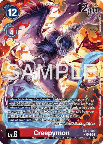 Creepymon [EX10-009] (Alternate Art) [Sinister Order]