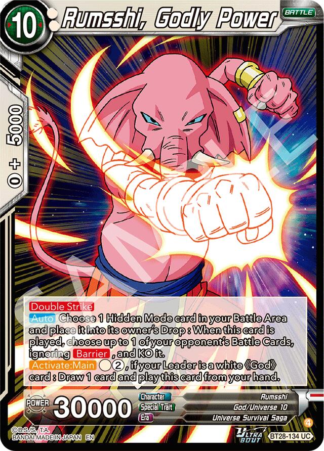 Rumsshi, Godly Power (BT28-134) [Prismatic Clash]