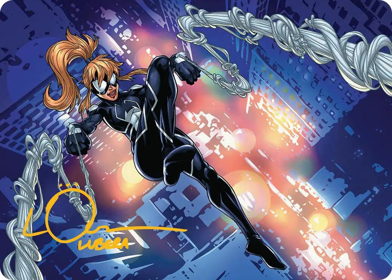 Arana, Heart of the Spider Art Card (Gold-Stamped Signature) [Marvel's Spider-Man Art Series]