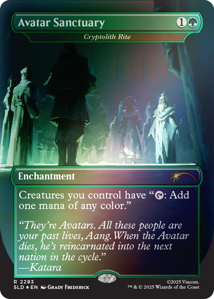 Avatar Sanctuary - Cryptolith Rite (Rainbow Foil) [Secret Lair Drop Series]