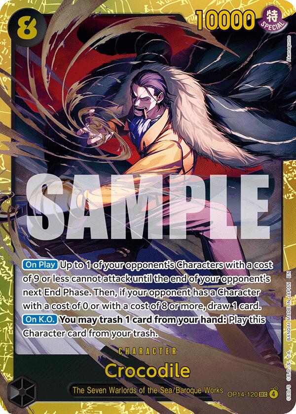 Crocodile (OP14-120) [The Azure Sea's Seven]