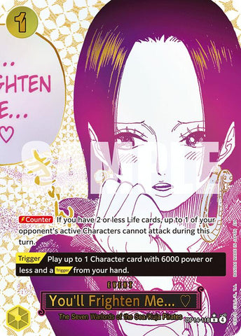 You'll Frighten Me... (Alternate Art) [The Azure Sea's Seven]