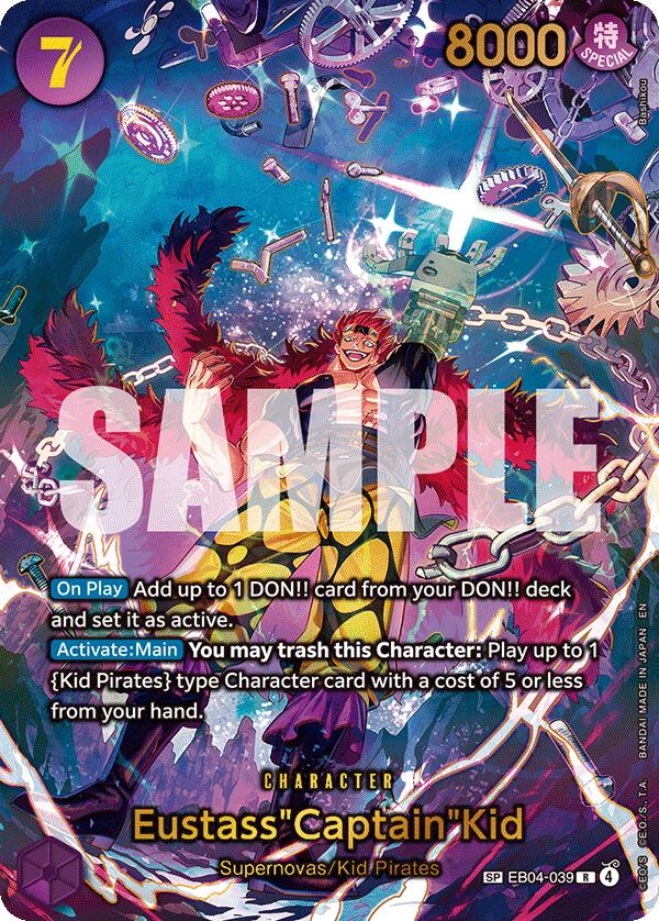 Eustass"Captain"Kid (EB04-039) (SP) [The Azure Sea's Seven]
