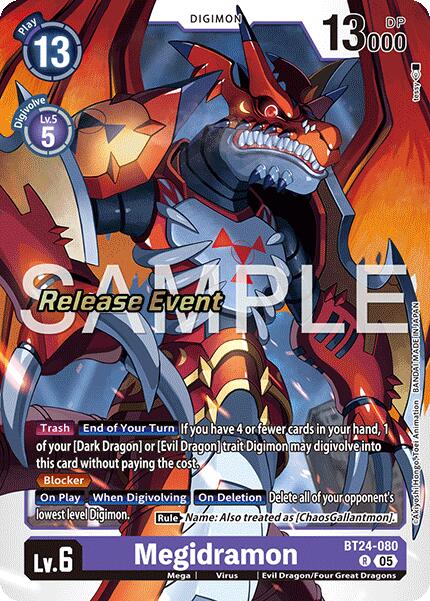 Megidramon [BT24-080] [Time Stranger Release Events Cards]