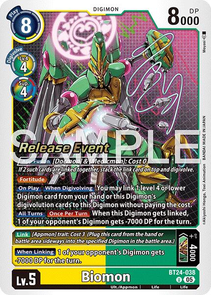 Biomon [BT24-038] [Time Stranger Release Events Cards]