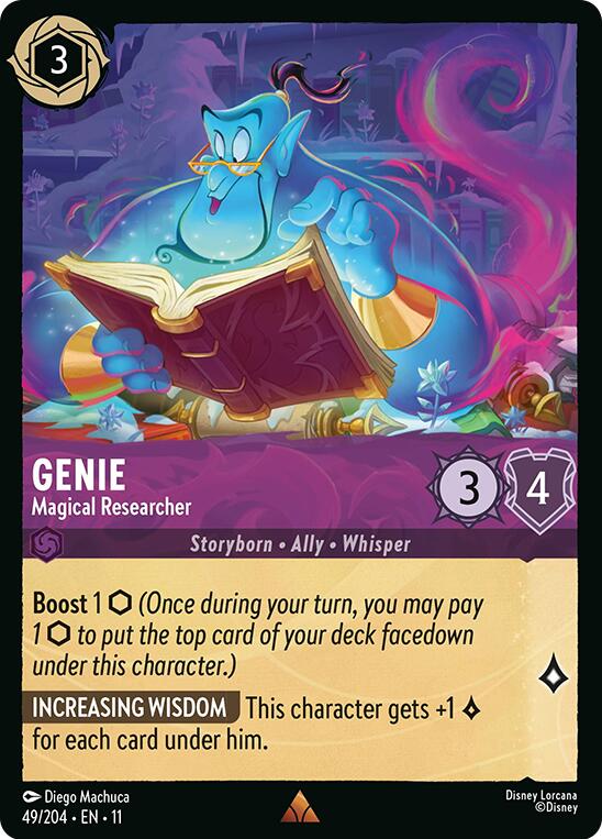 Genie - Magical Researcher (49/204) [Winterspell]