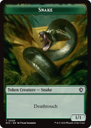 Snake // Scarecrow Double-Sided Token [Lorwyn Eclipsed Tokens]