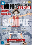 Monkey.D.Luffy (College Basketball US Voyage) [One Piece Promotion Cards]