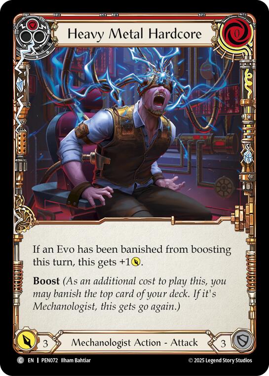 Heavy Metal Hardcore (Red) (Regular) [PEN072] (Compendium of Rathe)