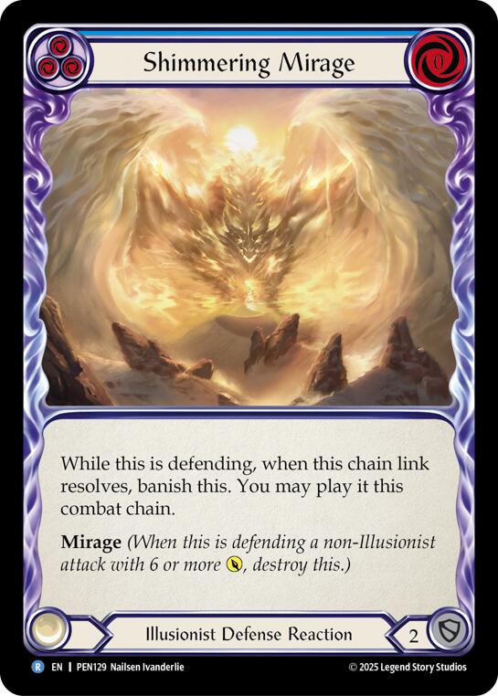 Shimmering Mirage (Blue) (Regular) [PEN129] (Compendium of Rathe)