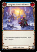 Song Of Larinkmorth White (Blue) (Rainbow Foil) [PEN150] (Compendium of Rathe)  Rainbow Foil