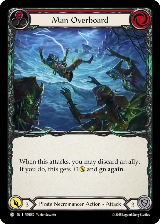 Man Overboard (Red) (Regular) [PEN159] (Compendium of Rathe)