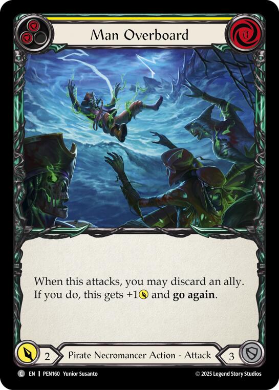 Man Overboard (Yellow) (Regular) [PEN160] (Compendium of Rathe)