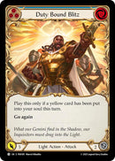 Duty Bound Blitz (Blue) (Rainbow Foil) [PEN185] (Compendium of Rathe)  Rainbow Foil