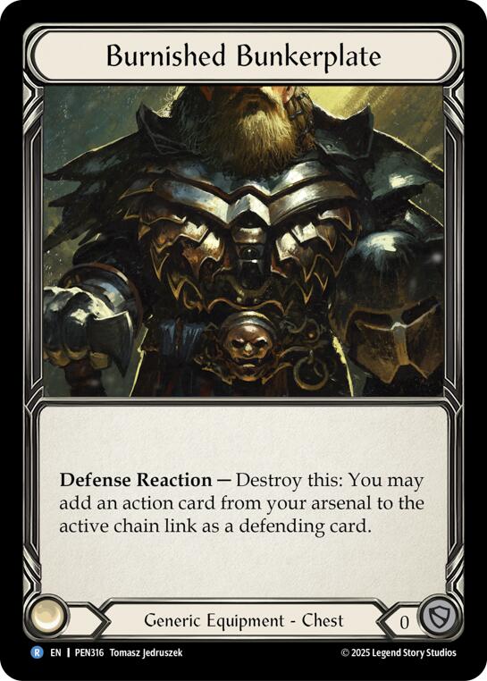 Burnished Bunkerplate [PEN316] (Compendium of Rathe)