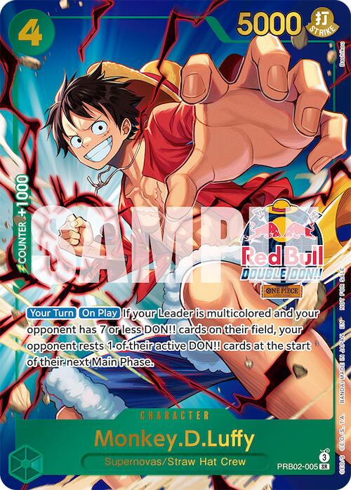 Monkey.D.Luffy (Red Bull Double Don!!) (Winner) [One Piece Promotion Cards]