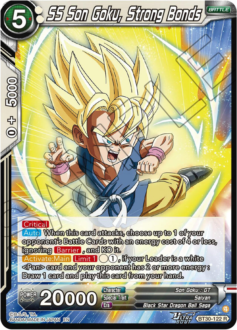 SS Son Goku, Strong Bonds (BT30-122) [Three Glorious Fighters]