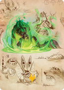 Germination Practicum Art Card (Gold-Stamped Planeswalker Symbol) [Secrets of Strixhaven Art Series]