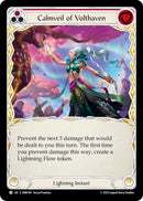 Calmveil Of Volthaven (Red) [OMN184] (Omens of the Third Age)  Rainbow Foil