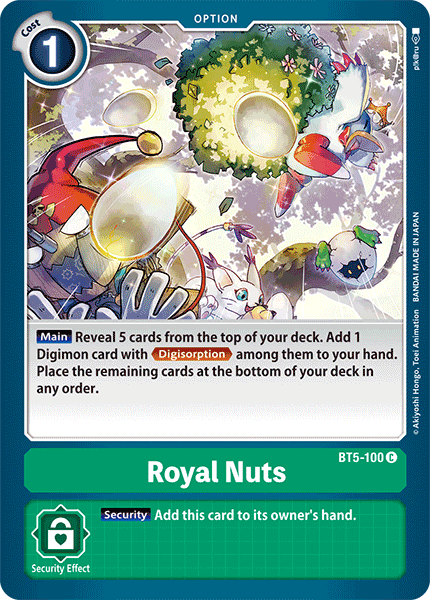 Royal Nuts [BT5-100] [Battle of Omni]