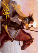 Sunrise Cavalier Art Card (Gold-Stamped Signature) [Innistrad: Midnight Hunt Art Series]