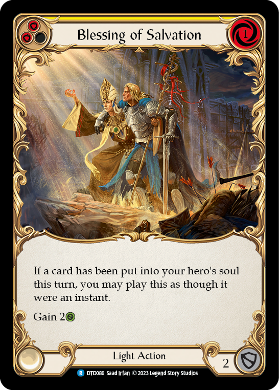 Blessing of Salvation (Yellow) [DTD086] (Dusk Till Dawn)