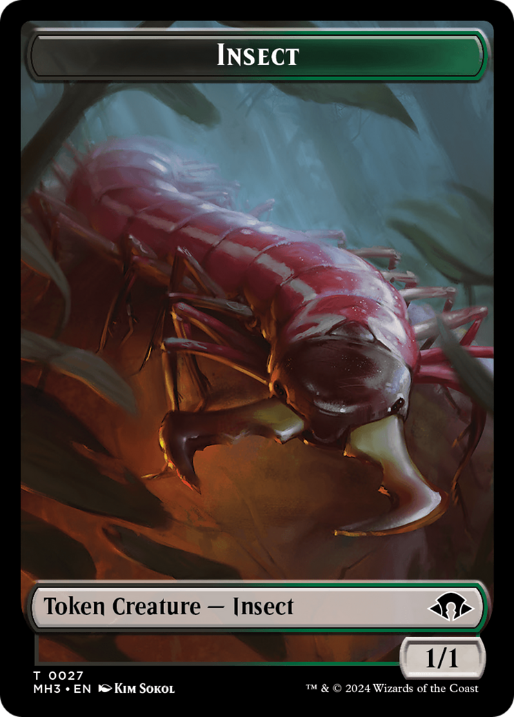 Eldrazi Spawn // Insect (0027) Double-Sided Token [Modern Horizons 3 Tokens]