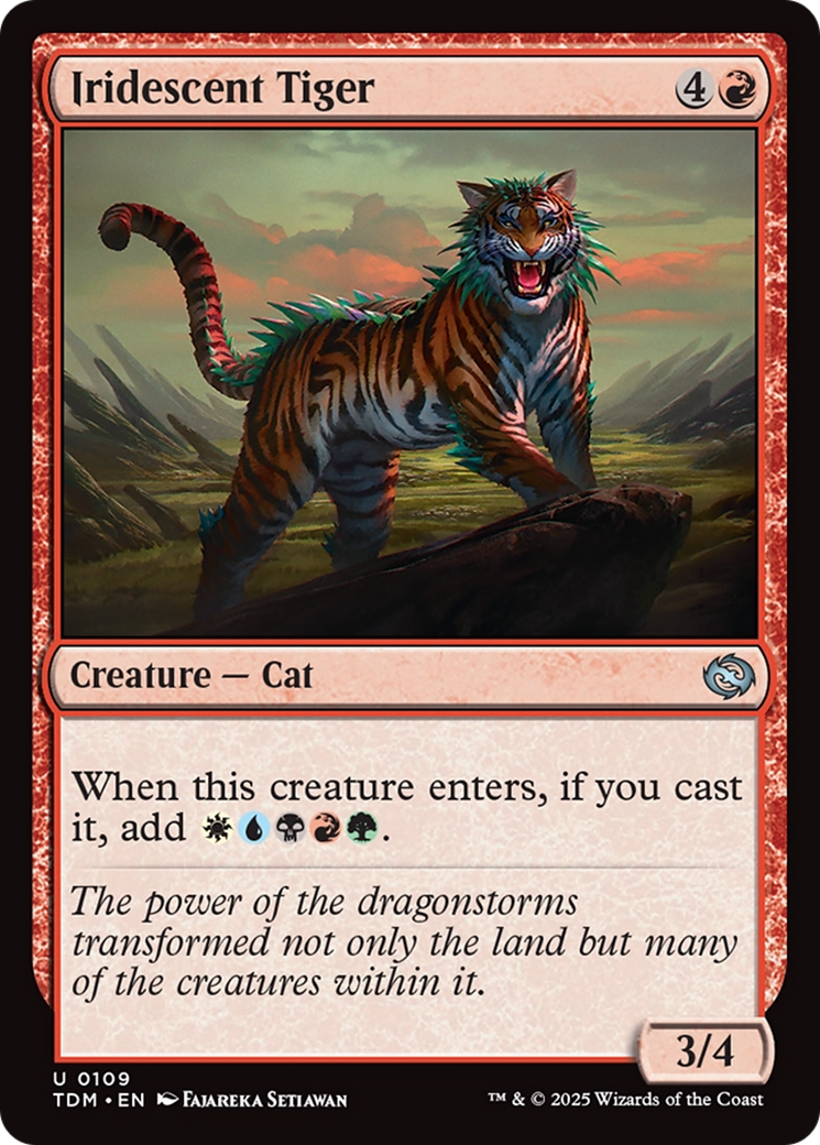 Iridescent Tiger [Tarkir: Dragonstorm]