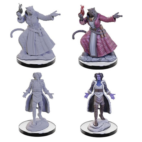 Critical Role Unpainted Miniatures: Lucien Tavelle & Cree Deeproots