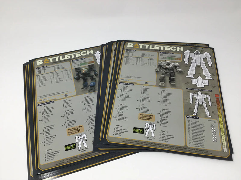 Battletech: Premium Record Sheets - Clan Invasion Set 1